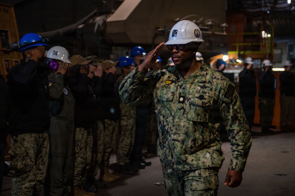 USS John C. Stennis CVN 74 Ring Off