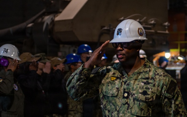 USS John C. Stennis CVN 74 Ring Off