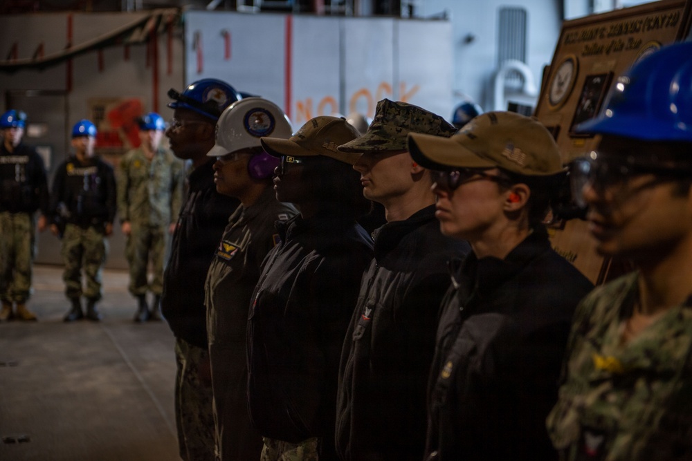 USS John C. Stennis CVN 74 Ring Off