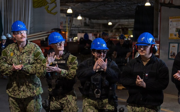 USS John C. Stennis CVN 74 Ring Off