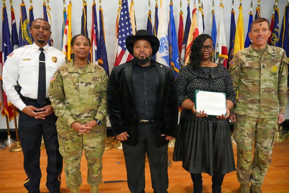 Civilian Retirement Ceremony Feb. 18