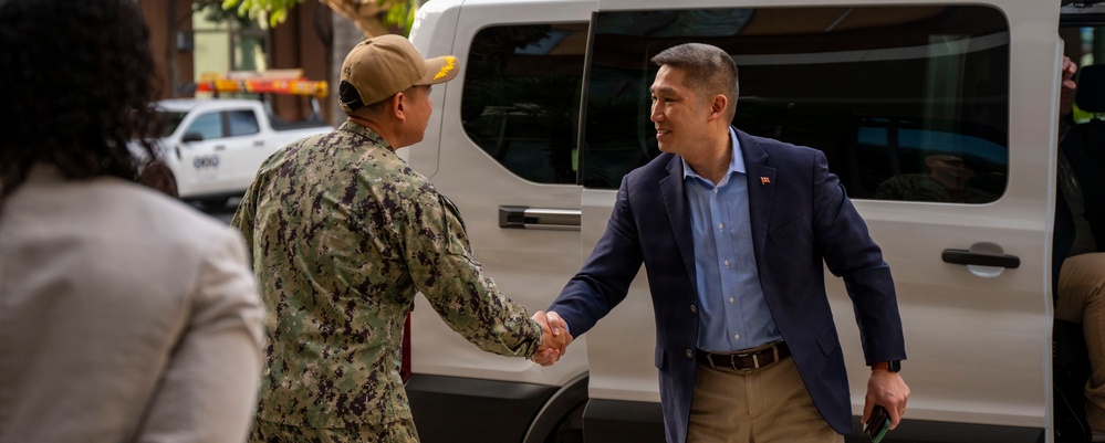 Under Secretary of the Navy Visits Naval Base San Diego