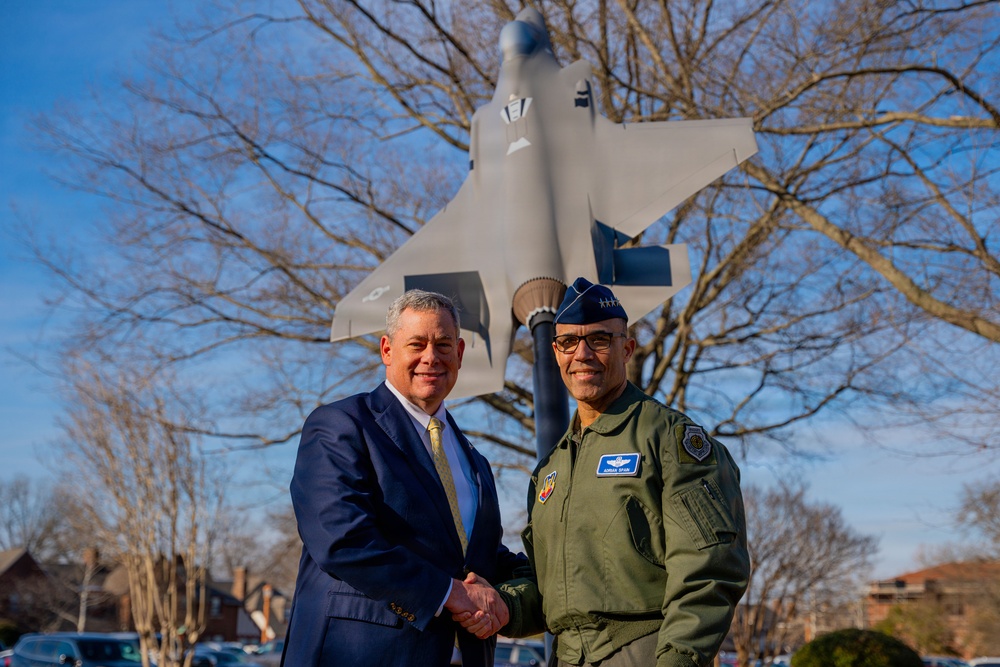 F-35 Statue Unveiling Ceremony