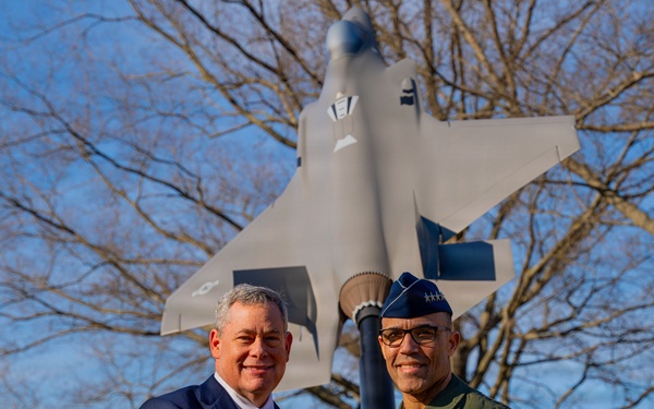 F-35 Statue Unveiling Ceremony
