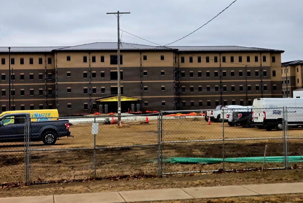 Winter extremes didn’t slow progress on Fort McCoy’s East Barracks Project in February 2026