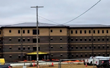 Winter extremes didn’t slow progress on Fort McCoy’s East Barracks Project in February 2026