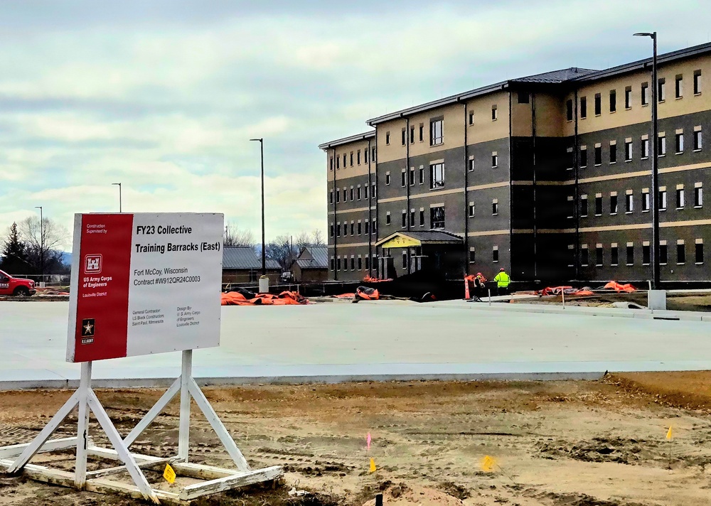 Winter extremes didn’t slow progress on Fort McCoy’s East Barracks Project in February 2026