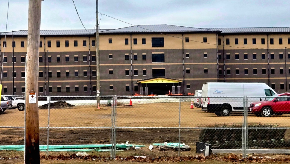 Winter extremes didn’t slow progress on Fort McCoy’s East Barracks Project in February 2026