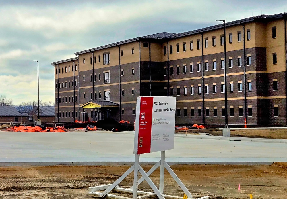 Winter extremes didn’t slow progress on Fort McCoy’s East Barracks Project in February 2026