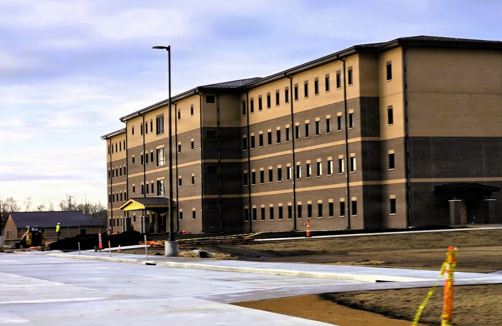 Winter extremes didn’t slow progress on Fort McCoy’s East Barracks Project in February 2026
