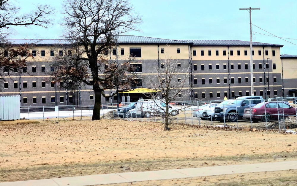 Winter extremes didn’t slow progress on Fort McCoy’s East Barracks Project in February 2026