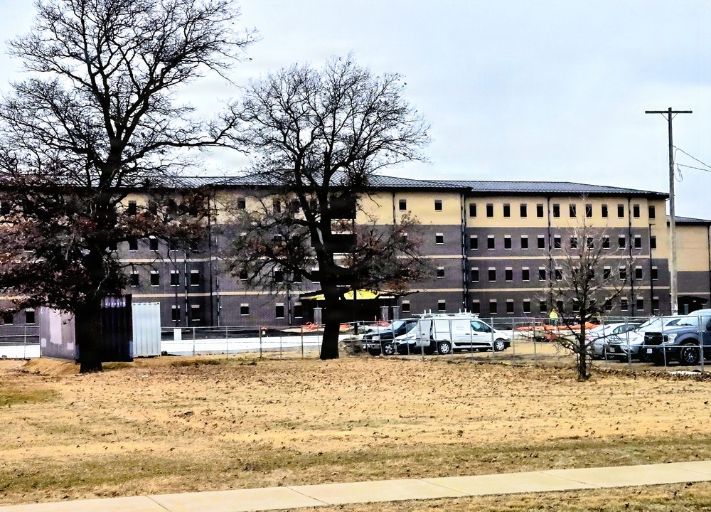 Winter extremes didn’t slow progress on Fort McCoy’s East Barracks Project in February 2026