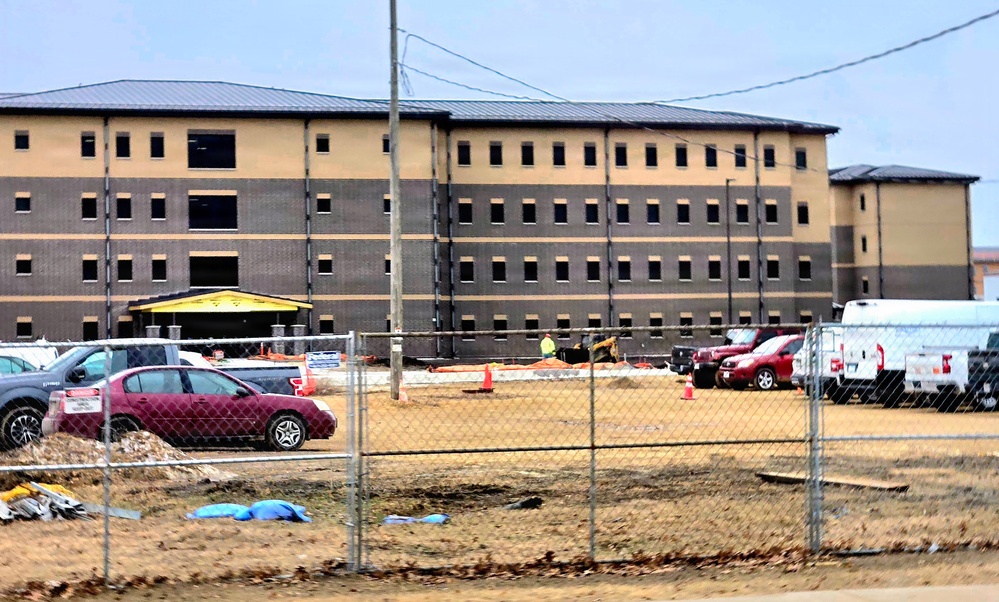 Winter extremes didn’t slow progress on Fort McCoy’s East Barracks Project in February 2026