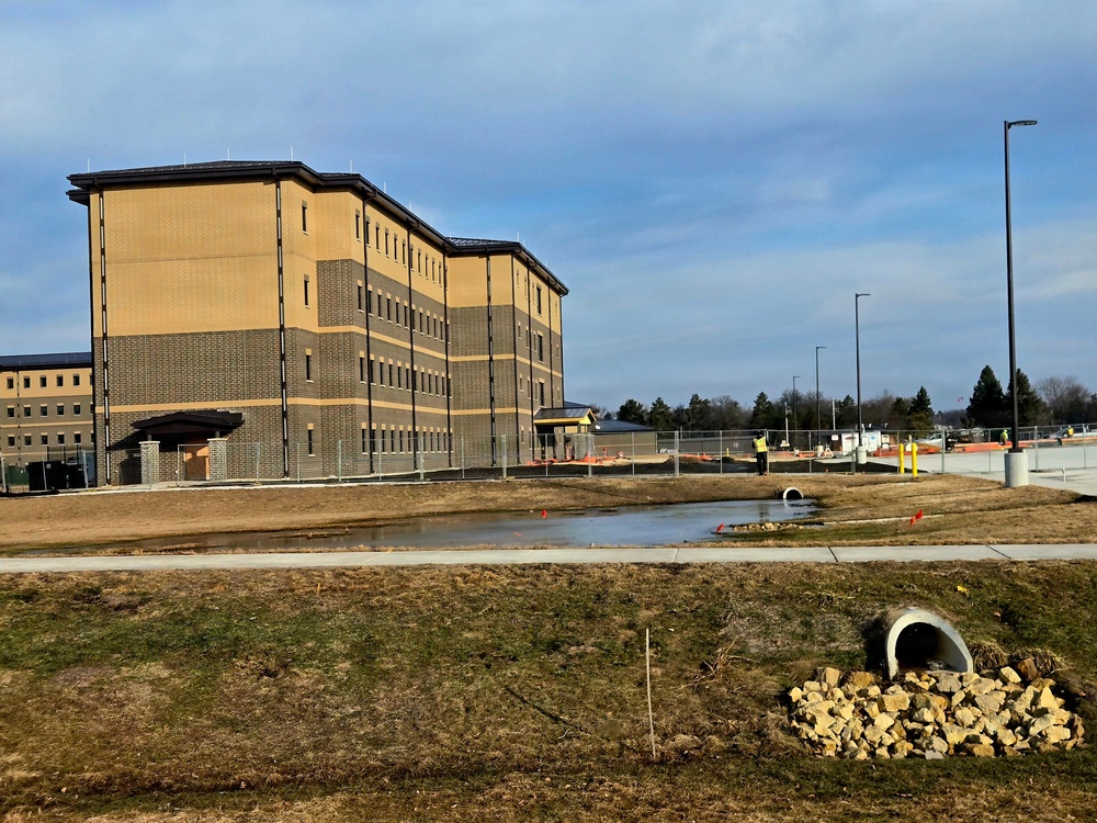 Winter extremes didn’t slow progress on Fort McCoy’s East Barracks Project in February 2026