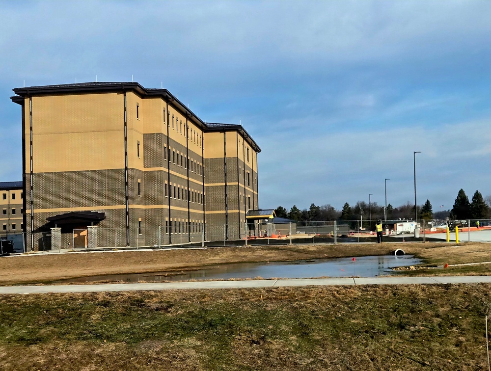 Winter extremes didn’t slow progress on Fort McCoy’s East Barracks Project in February 2026
