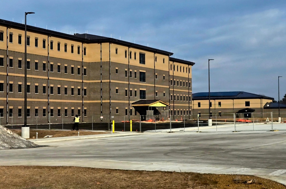 Winter extremes didn’t slow progress on Fort McCoy’s East Barracks Project in February 2026