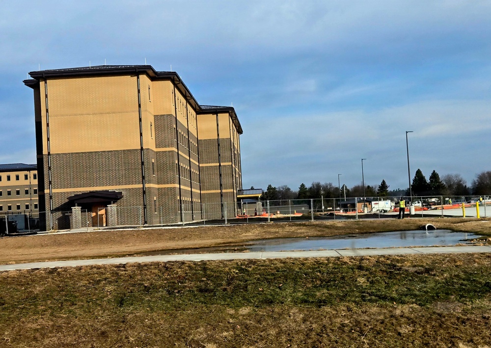Winter extremes didn’t slow progress on Fort McCoy’s East Barracks Project in February 2026