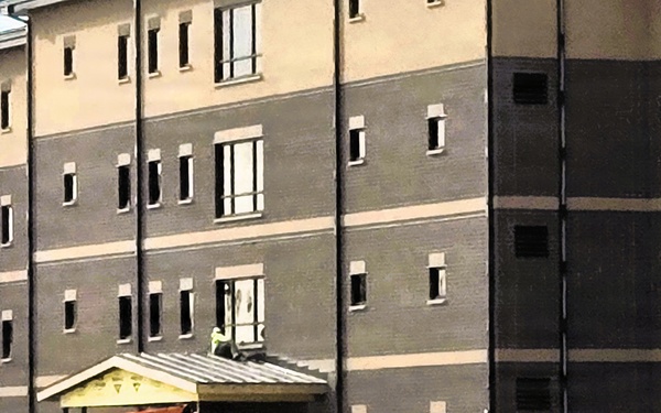 Winter extremes didn’t slow progress on Fort McCoy’s East Barracks Project in February 2026