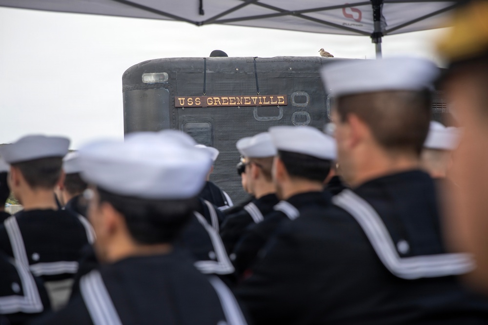 USS Greeneville Holds Change of Command
