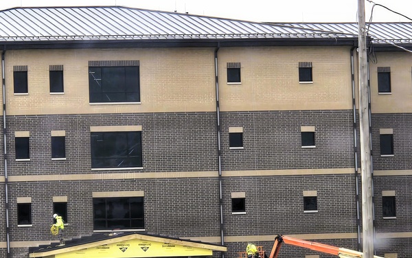 Winter extremes didn’t slow progress on Fort McCoy’s East Barracks Project in February 2026