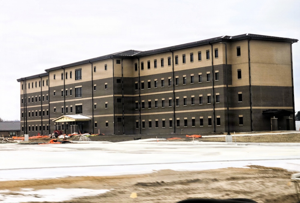 Winter extremes didn’t slow progress on Fort McCoy’s East Barracks Project in February 2026