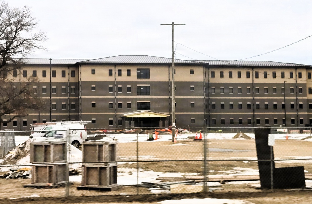 Winter extremes didn’t slow progress on Fort McCoy’s East Barracks Project in February 2026