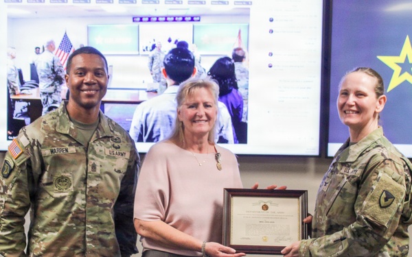 Mrs. Erin Aiken Award Ceremony (407th AFSB)