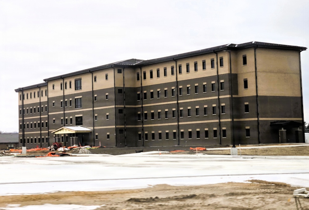 Winter extremes didn’t slow progress on Fort McCoy’s East Barracks Project in February 2026