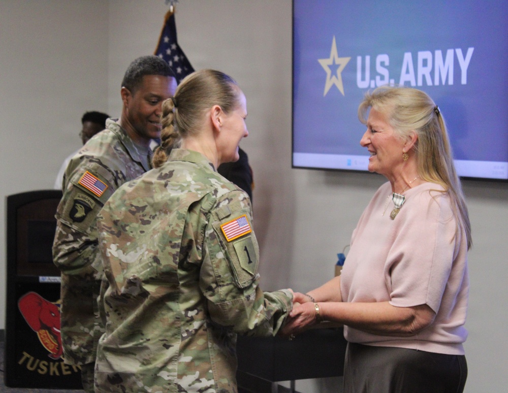 Mrs. Erin Aiken Award Ceremony (407th AFSB)