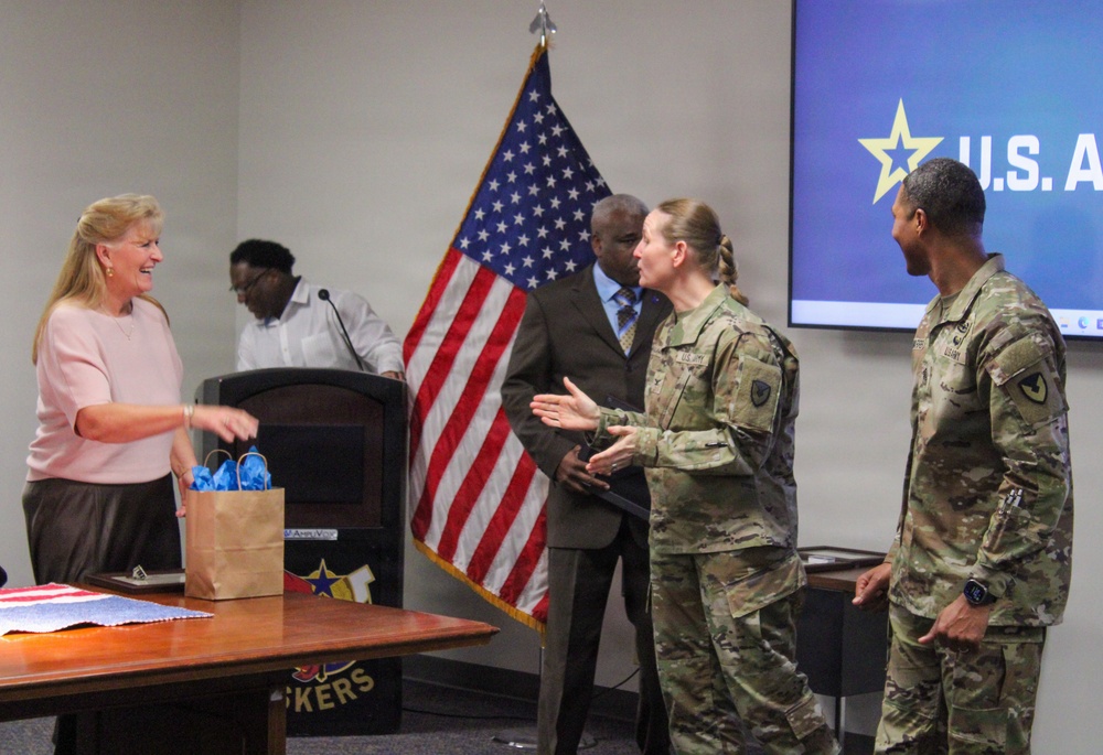 Mrs. Erin Aiken Award Ceremony (407th AFSB)