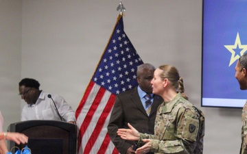 Mrs. Erin Aiken Award Ceremony (407th AFSB)