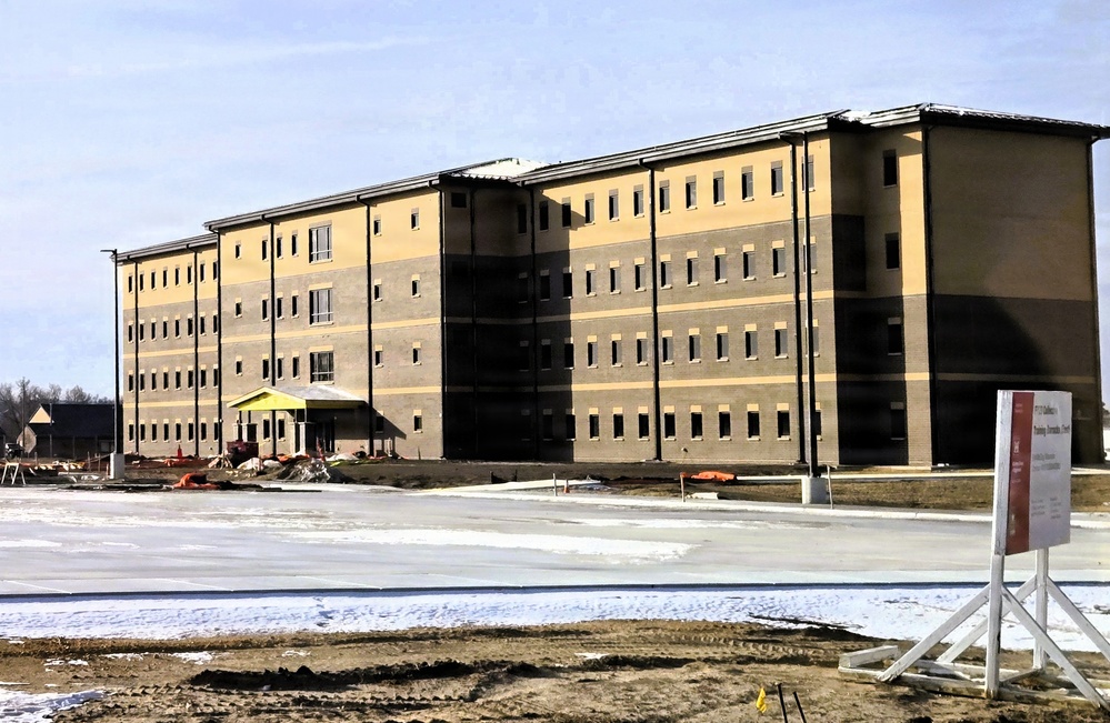 Winter extremes didn’t slow progress on Fort McCoy’s East Barracks Project in February 2026