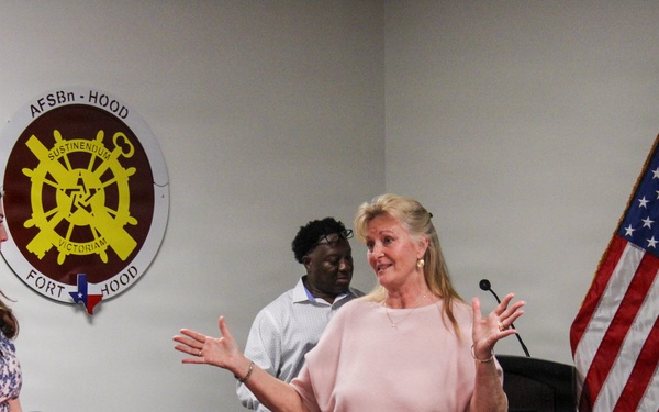 Mrs. Erin Aiken Award Ceremony (407th AFSB)