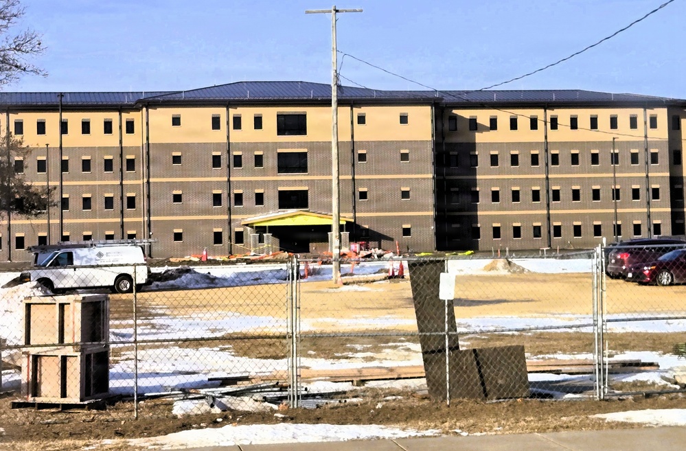 Winter extremes didn’t slow progress on Fort McCoy’s East Barracks Project in February 2026