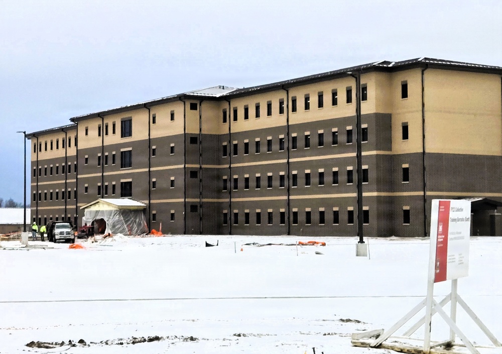Winter extremes didn’t slow progress on Fort McCoy’s East Barracks Project in February 2026