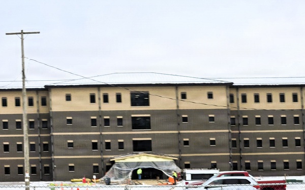 Winter extremes didn’t slow progress on Fort McCoy’s East Barracks Project in February 2026