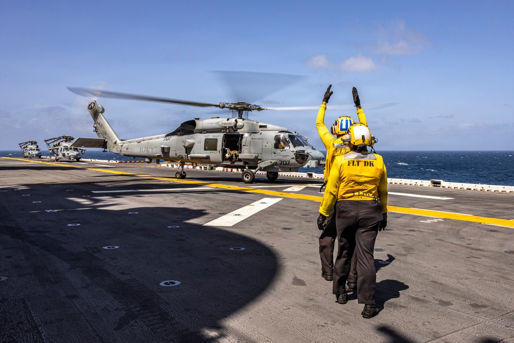 USS Iwo Jima Conducts Flight Operations