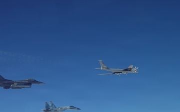 NORAD detected, tracked and intercepted Russian Aircraft near the Bering Strait