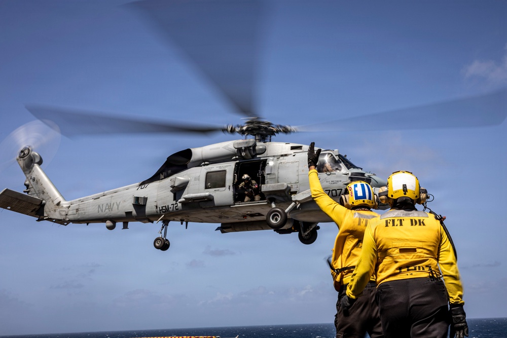 USS Iwo Jima Conducts Flight Operations