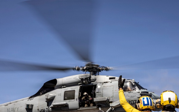 USS Iwo Jima Conducts Flight Operations