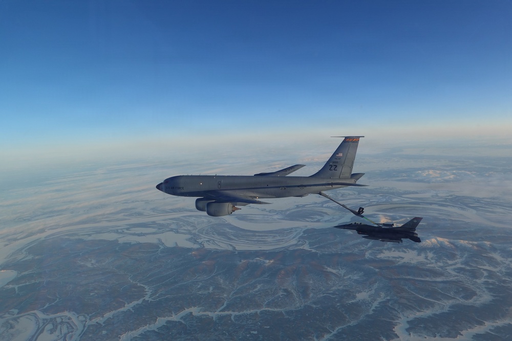 NORAD detected, tracked and intercepted Russian Aircraft near the Bering Strait