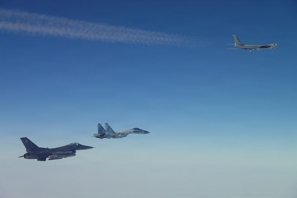 NORAD detected, tracked and intercepted Russian Aircraft near the Bering Strait