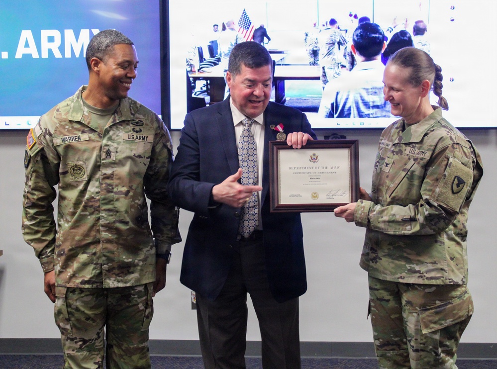 Mr. Mark Aiken 407th AFSB Award Ceremony for Retirement