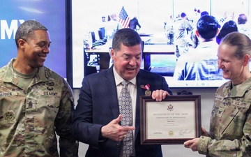 Mr. Mark Aiken 407th AFSB Award Ceremony for Retirement