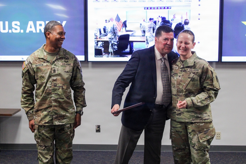 Mr. Mark Aiken 407th AFSB Award Ceremony for Retirement