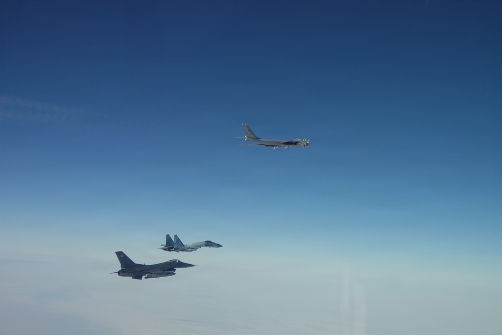 NORAD detected, tracked and intercepted Russian Aircraft near the Bering Strait