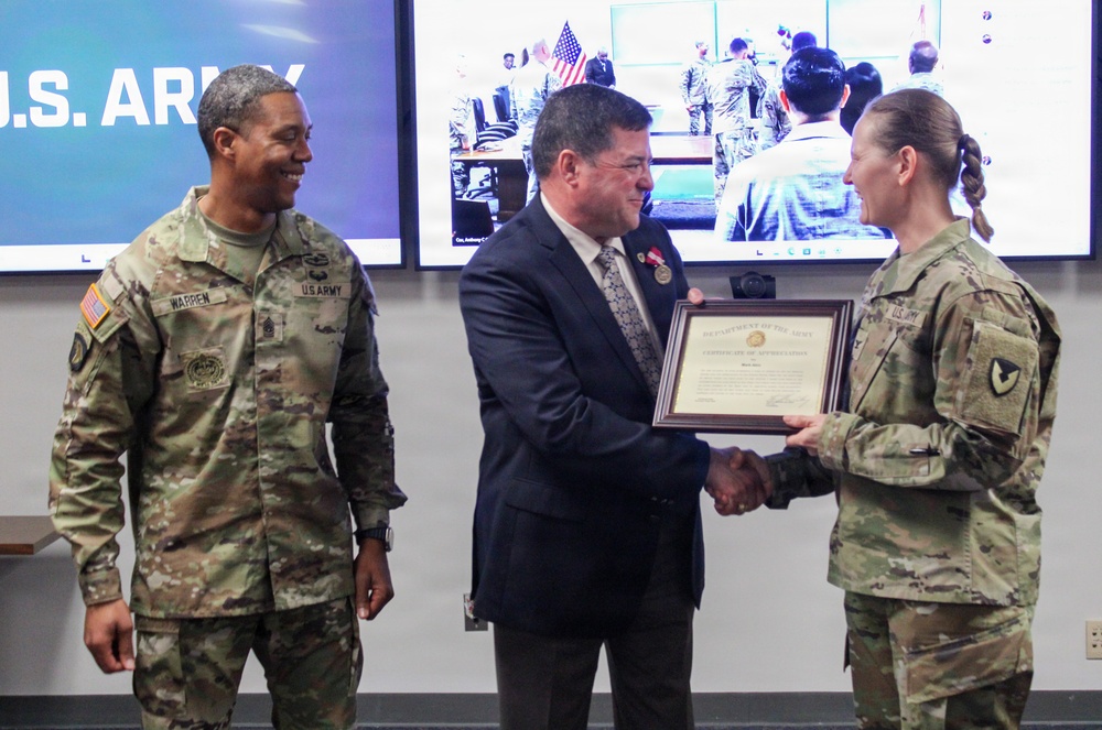 Mr. Mark Aiken 407th AFSB Award Ceremony for Retirement