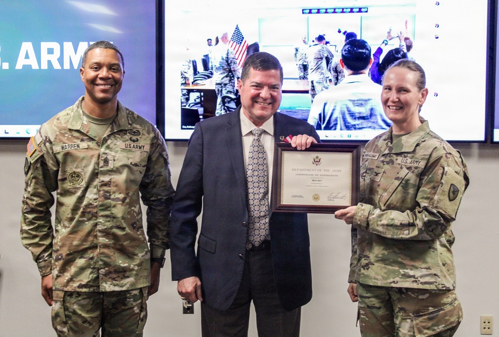 Mr. Mark Aiken 407th AFSB Award Ceremony for Retirement