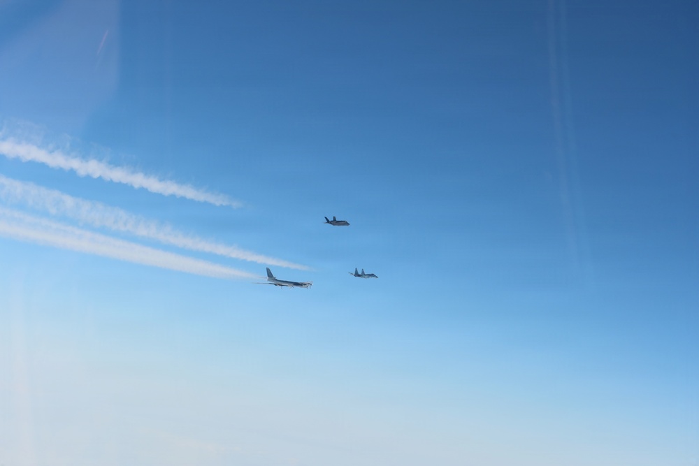 NORAD detected, tracked and intercepted Russian Aircraft near the Bering Strait