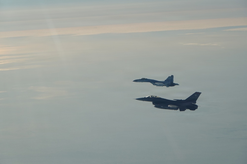 NORAD detected, tracked and intercepted Russian Aircraft near the Bering Strait
